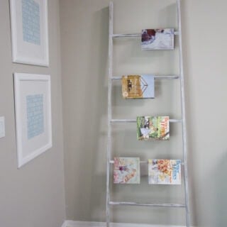 diy blanket ladder