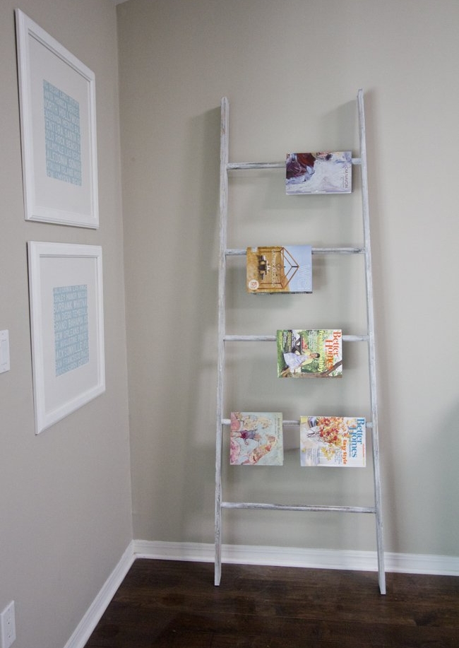 diy blanket ladder