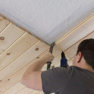 diy tongue and groove ceiling