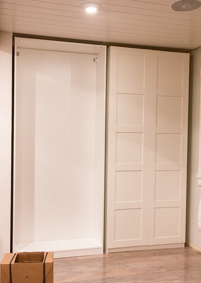 built in ikea pax pantry