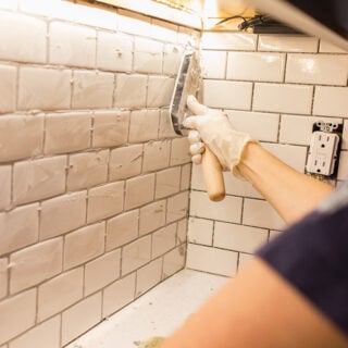 How to grout tile