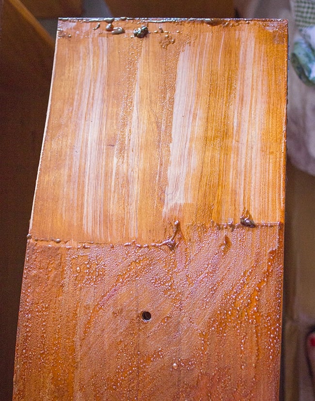 stripping lacquer off of a wood dresser