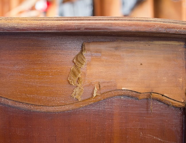 stripping varnish off of a wood dresser
