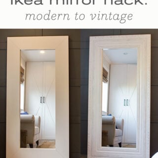 Ikea floor mirror hack