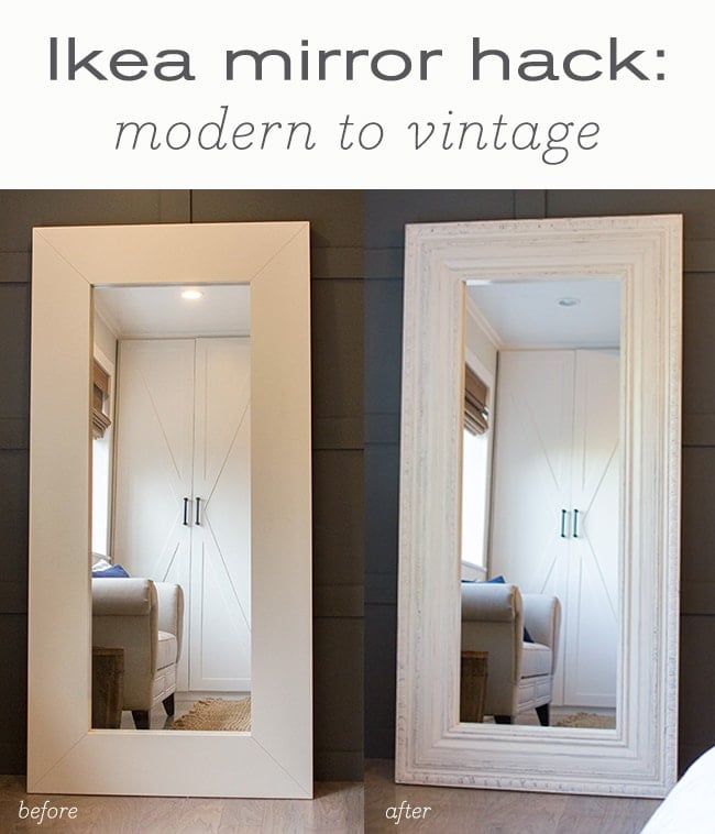 Ikea floor mirror hack