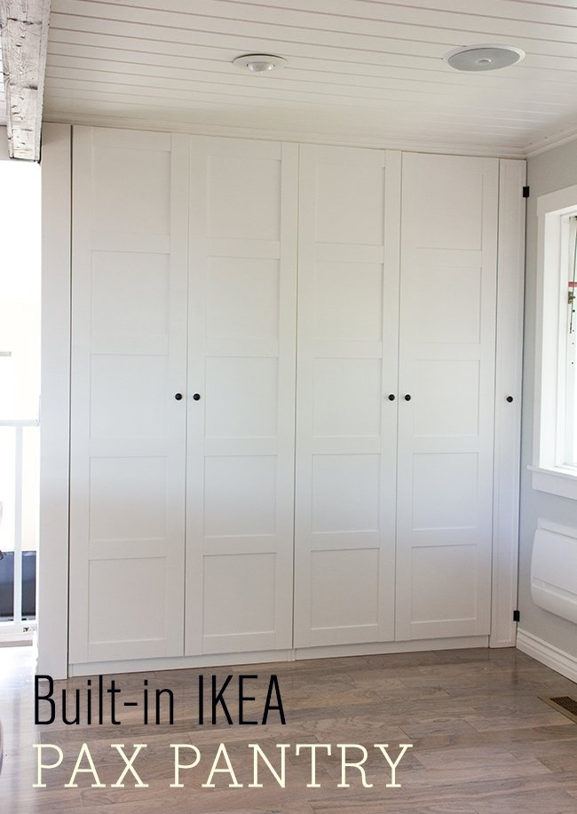 custom ikea pax kitchen pantry