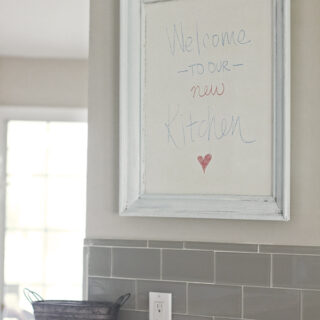 DIY Colored Chalkboard