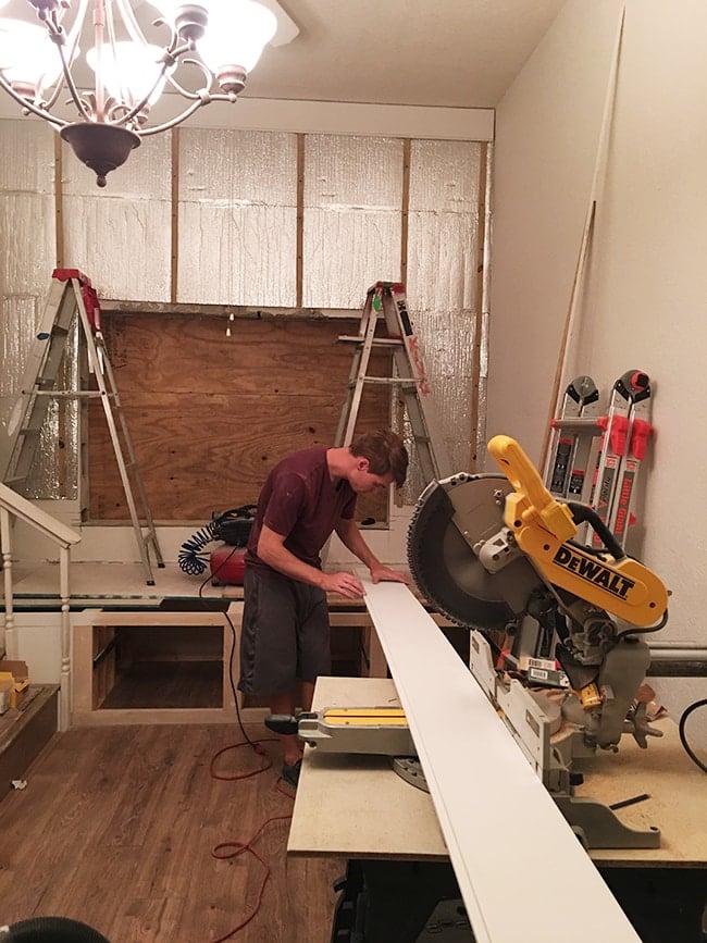 DIY Garage Cabinets and Miter Saw Station - Jenna Sue Design