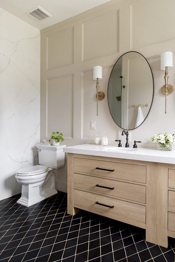 Does Wainscoting Make A Bathroom Look Smaller?