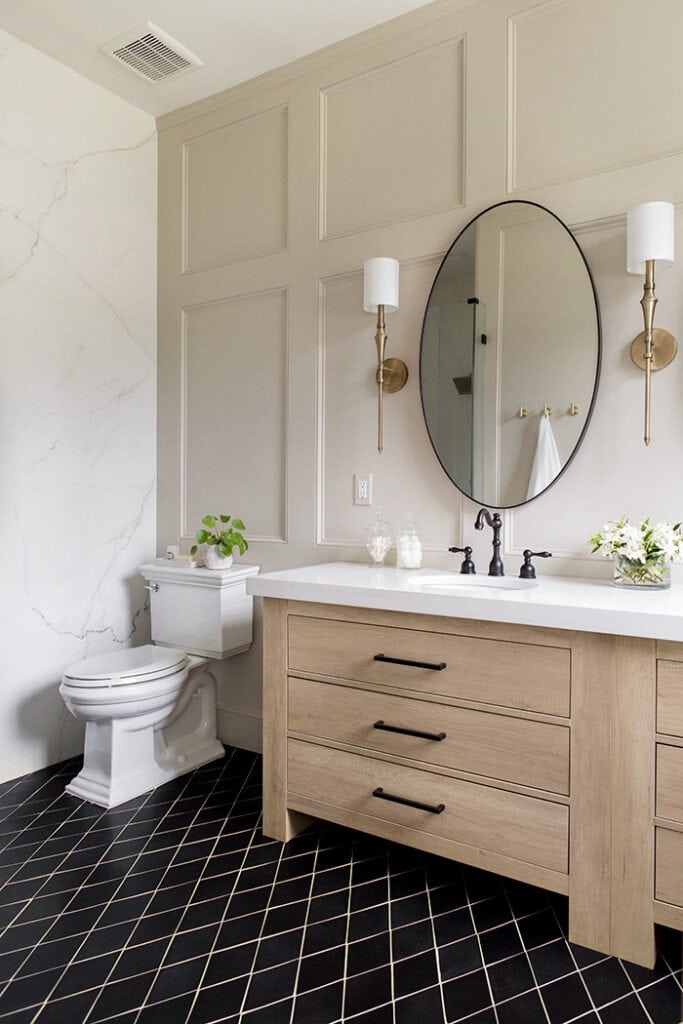 heights house master bathroom