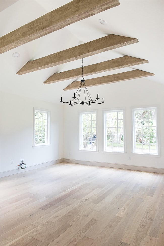 Faux Wood Beams Heights House Jenna, Wooden Beams On Vaulted Ceiling