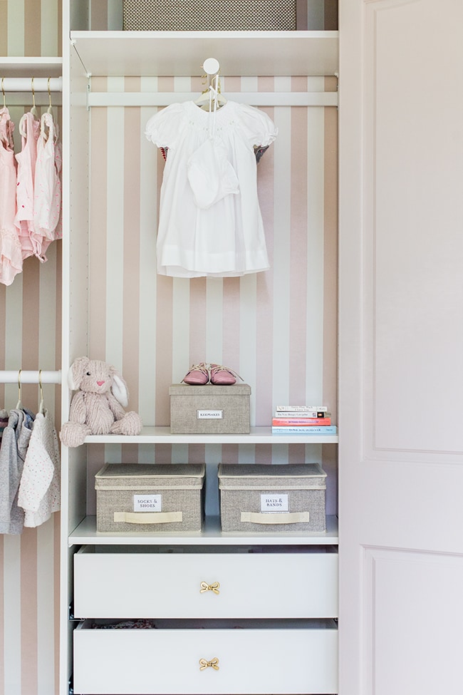 Nursery Closet Makeover Details, How to DIY a Closet