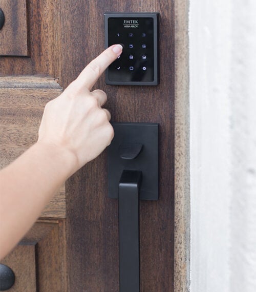 front door keypad