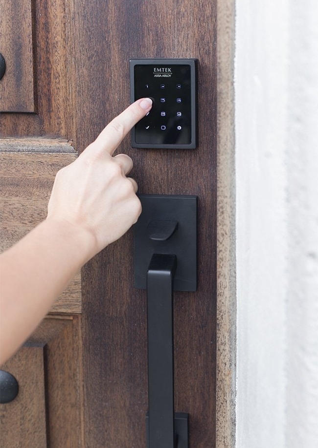 front door keypad