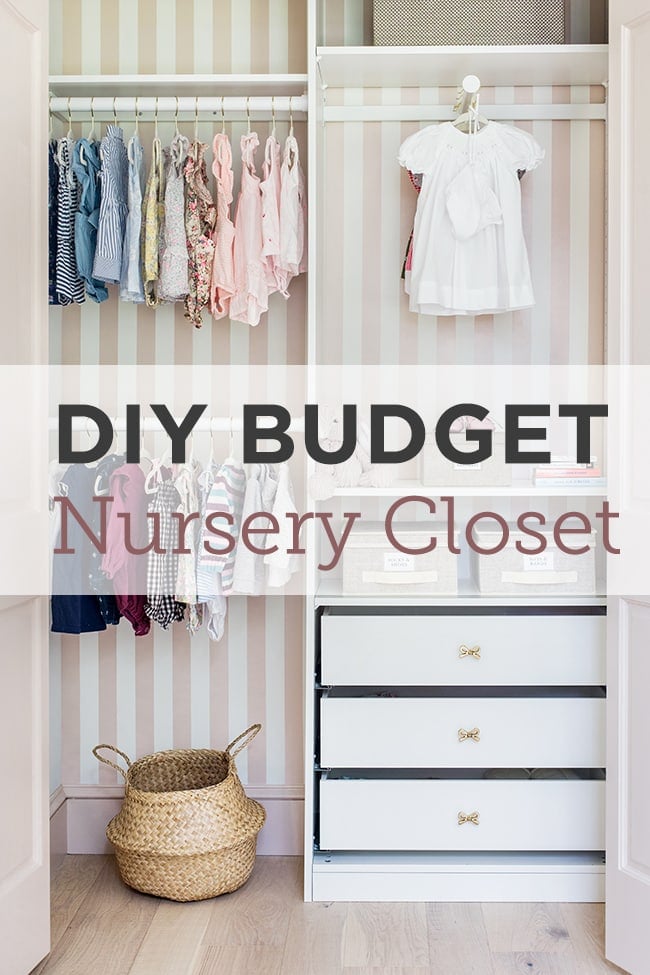 One Room Challenge Week 3 :: DIY Nursery Closet Shelving