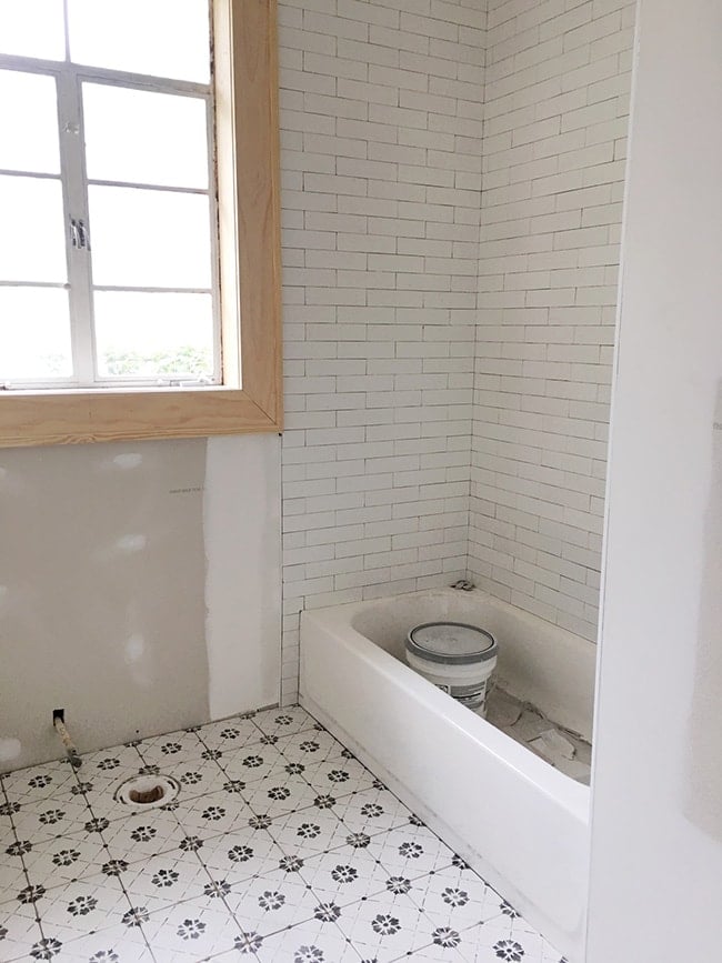 bathroom progress