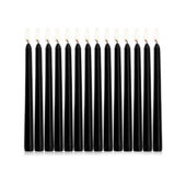 Black taper candlesticks