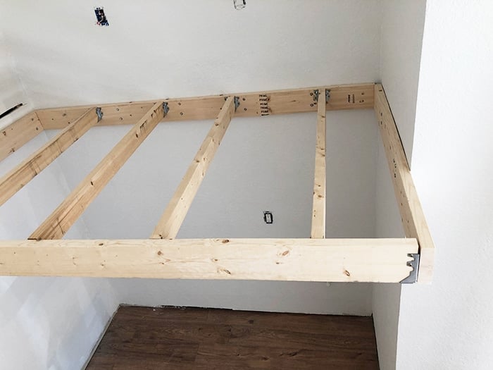 Diy Loft Bed Jenna Sue Design, Building A Tall Bed Frame