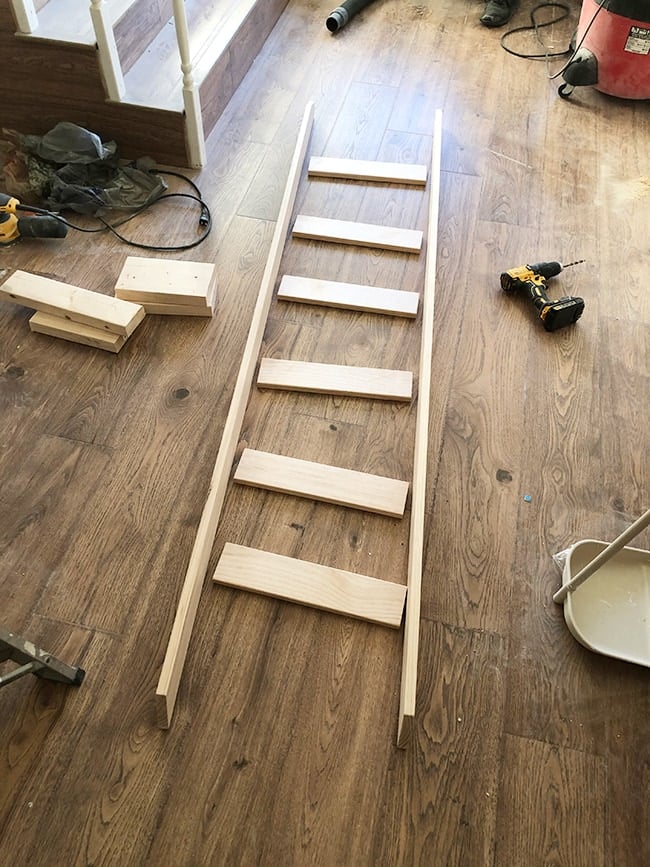 Diy Loft Bed Jenna Sue Design, How To Make A Ladder For Bunk Beds
