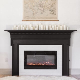 diy fireplace