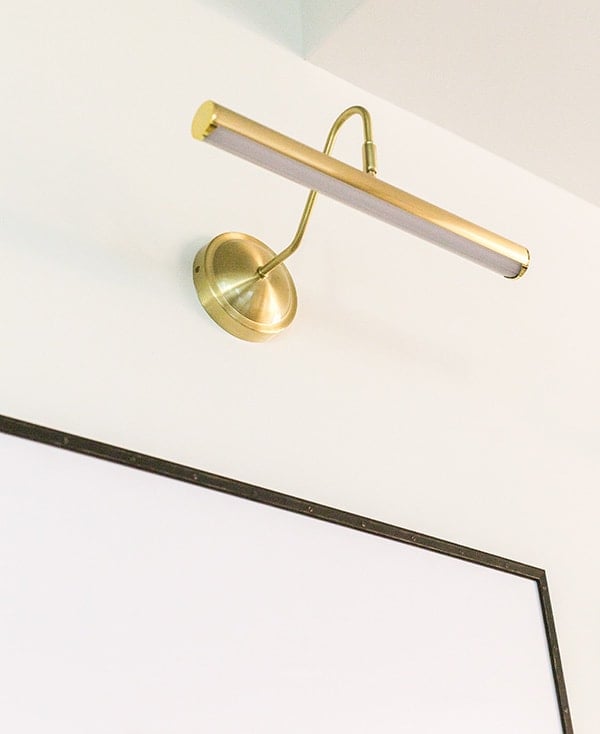 brass picture light