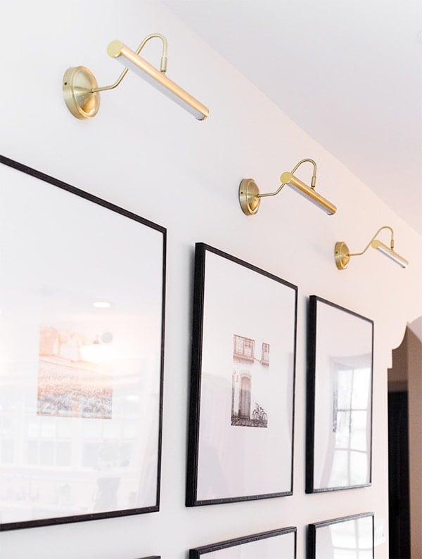 brass picture lights