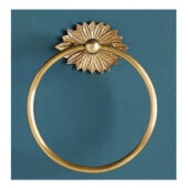 Anthro Gold Towel Ring