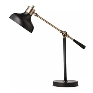 black desk lamp