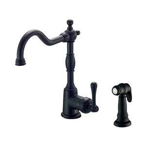 black antique faucet