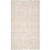 bleached jute rug