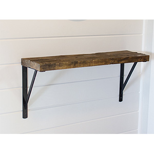 foyer wood shelf