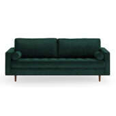 Emerald Green Velvet Sofa