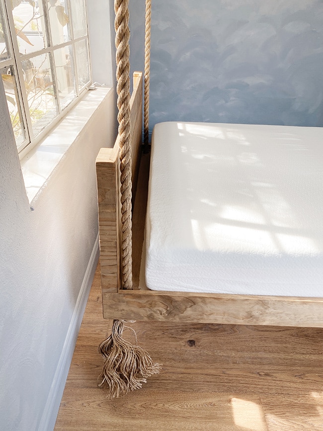 DIY Hanging Bed - Jenna Sue Design