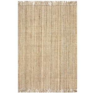 fringed jute rug