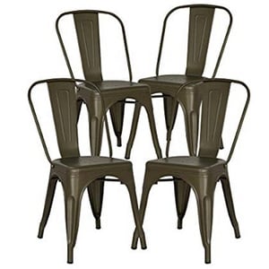 metal dining chair set