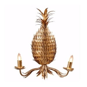 Gold Pineapple Sconce