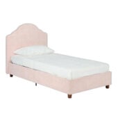 Pink Velvet Bed