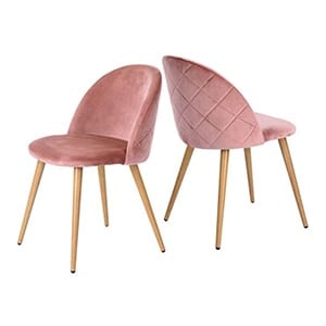 Pink Velvet Dining Chairs