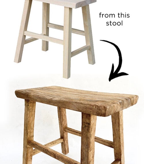 how to age wood