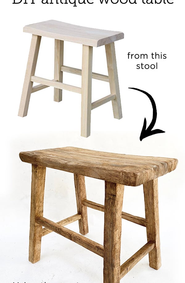 how to age wood