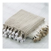 Pom Pom Throw Blanket