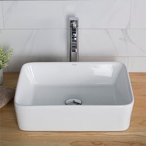 Rectangular vessel Sink