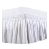 white Ruffle Bedskirt