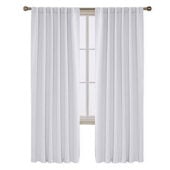 greyish white blackout Curtains