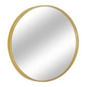round Gold Mirror
