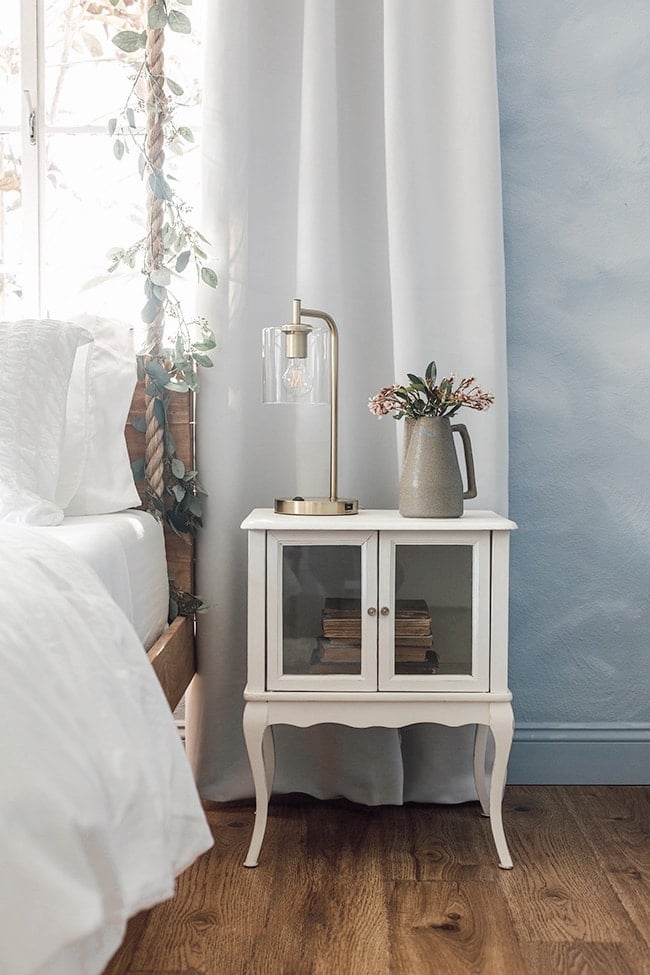 white nightstand