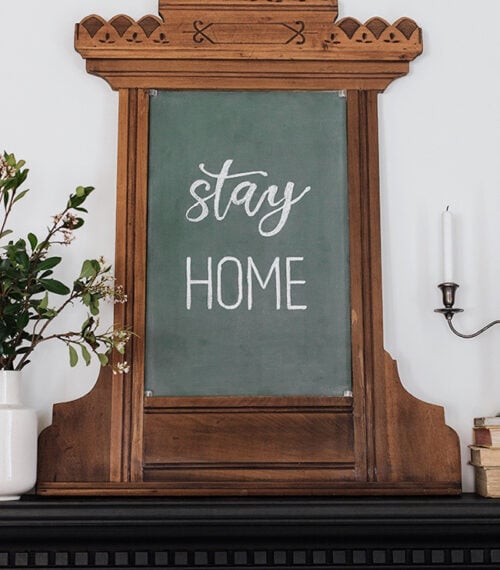 diy antique chalkboard