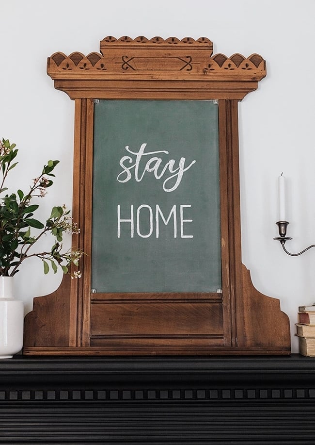 diy antique chalkboard