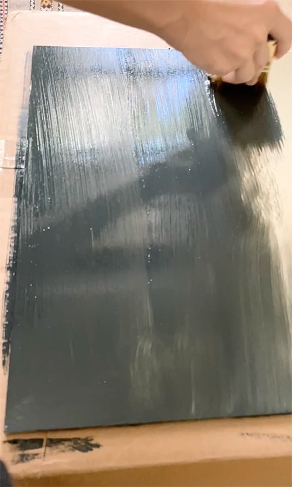 homemade chalkboard paint