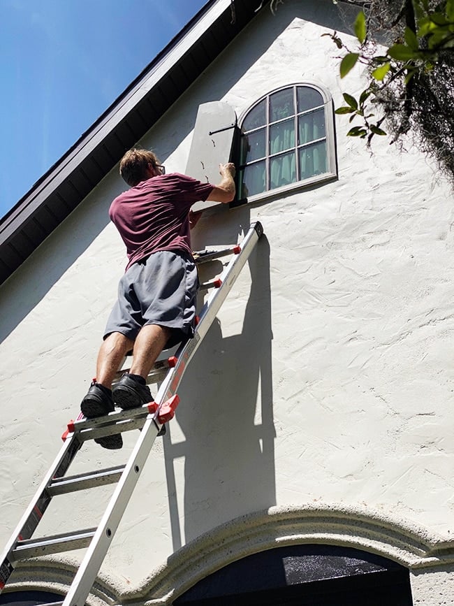 diy shutters